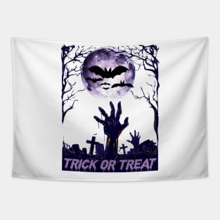 Trick Or Treat tee design birthday gift graphic Tapestry