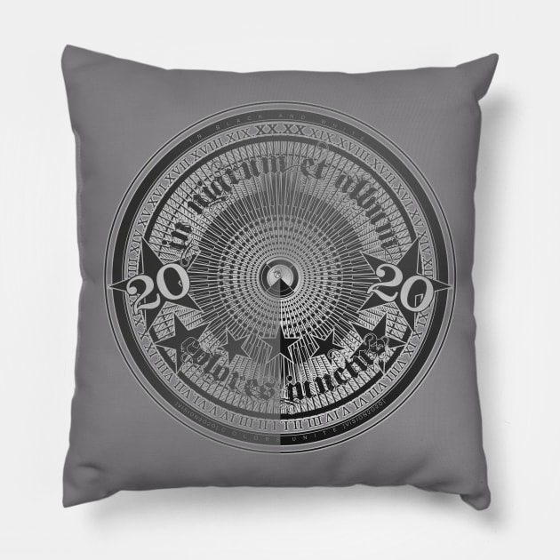 In Nigrum Et Album (In Black & White) Pillow by imagexcel