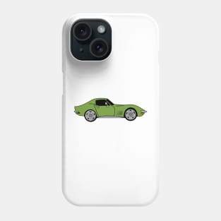 donnybrook green C3 Corvette Phone Case