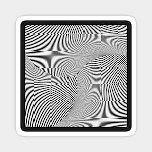 Rotated & Scaled Triangles 007 Magnet