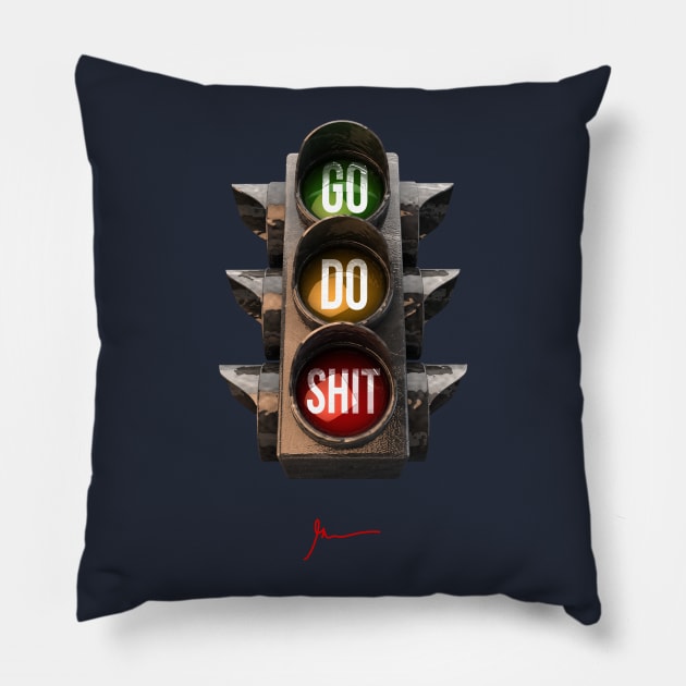 Go Do Shit | Garyvee Pillow by GaryVeeApparel