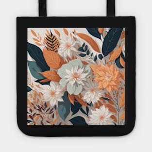 A Serenading Pattern of Blossoms Tote