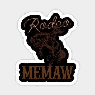 Memaw 1St Cow Grandma Rodeo Py Magnet