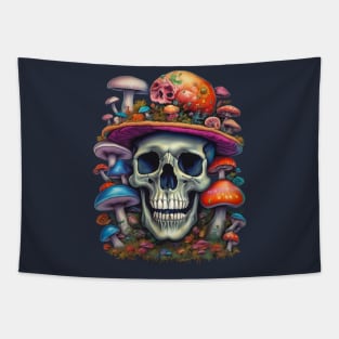 shroomy skull III Tapestry