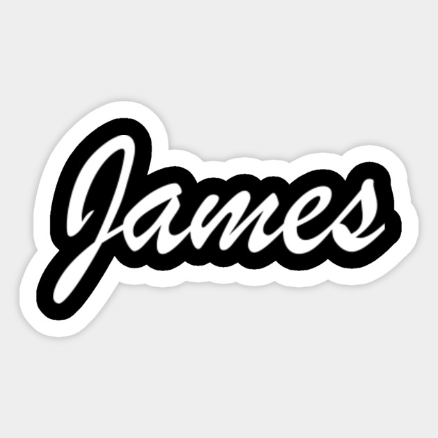 James - James - Sticker | TeePublic