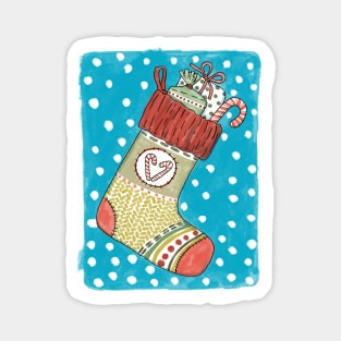 Christmas stocking, Christmas collection Magnet