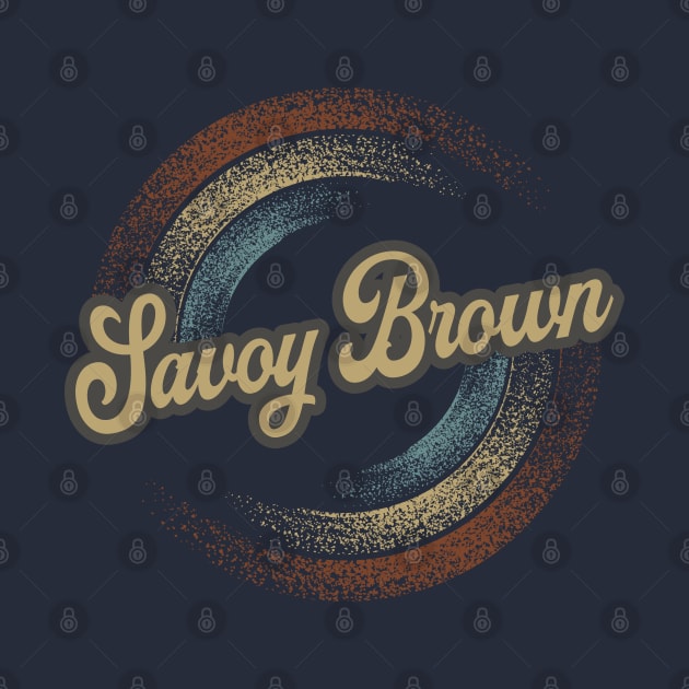 Savoy Brown Circular Fade by anotherquicksand