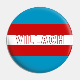 Villach City in Austria Flag Pin