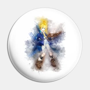 Mika - Genshin Impact (Watercolor) Pin