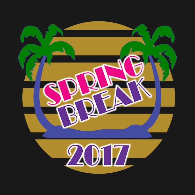 Spring Break 2017 Official T-Shirt by Basement Mastermind by BasementMaster