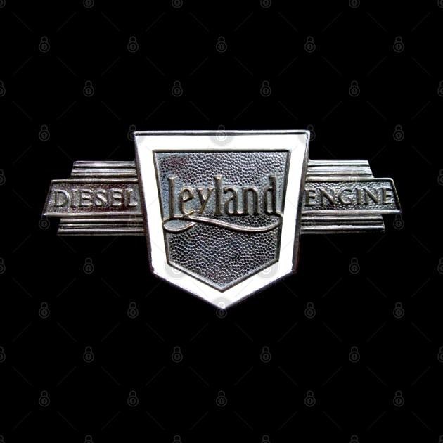 Vintage Leyland diesel engine logo by soitwouldseem