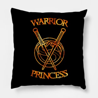 Warrior Princess Flames Pillow