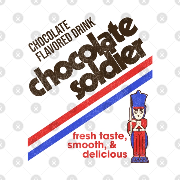 Chocolate Soldier 80s Can Label by darklordpug