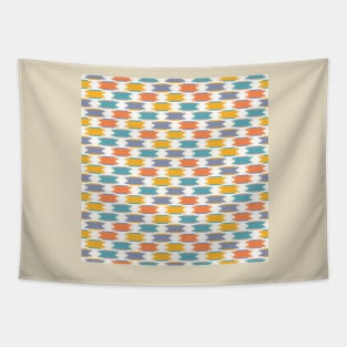 Unique Retro Pattern Tapestry