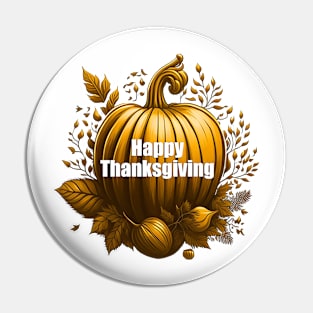 Happy Thanksgiving Greetings Pin