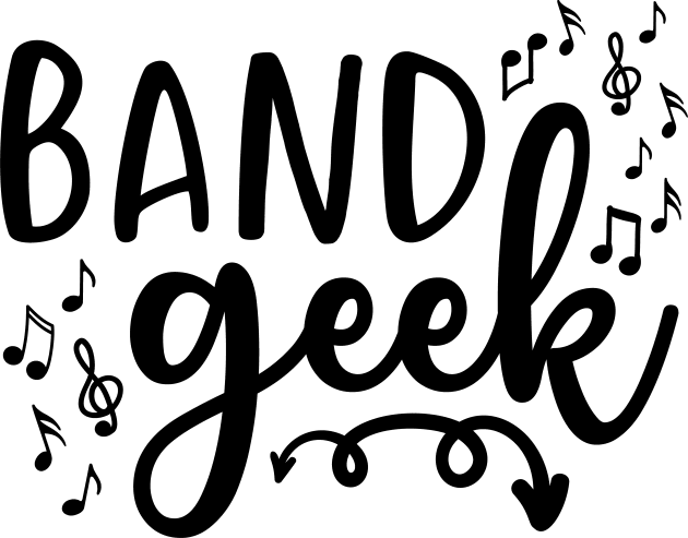 Band Geek Band Woodwind Brass Drum Line Music Kids T-Shirt by GlimmerDesigns