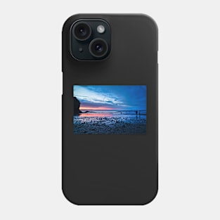 Beautiful Sunset Beach - Coastal Scenery At Night Phone Case