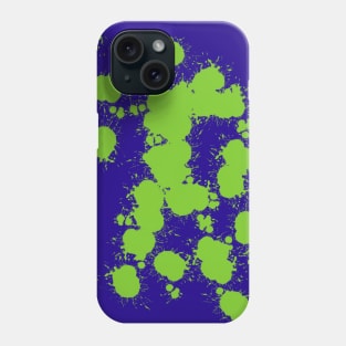Lime Splatter Abstract Phone Case