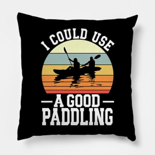 Cool Kayak For Men Women Kayaking Lovers Boat Canoe Kayakers Pillow