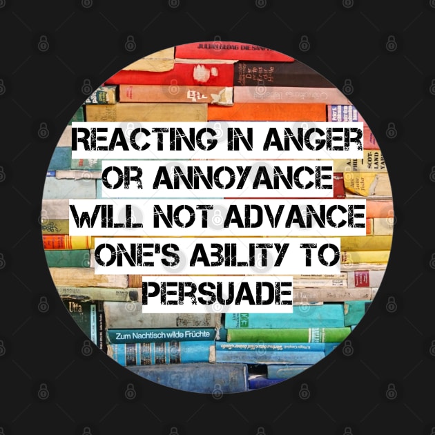 Reacting in anger or annoyance by reesea