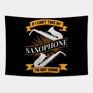 Saxophone Sax Player Instrument Saxophonist Gift Tapestry