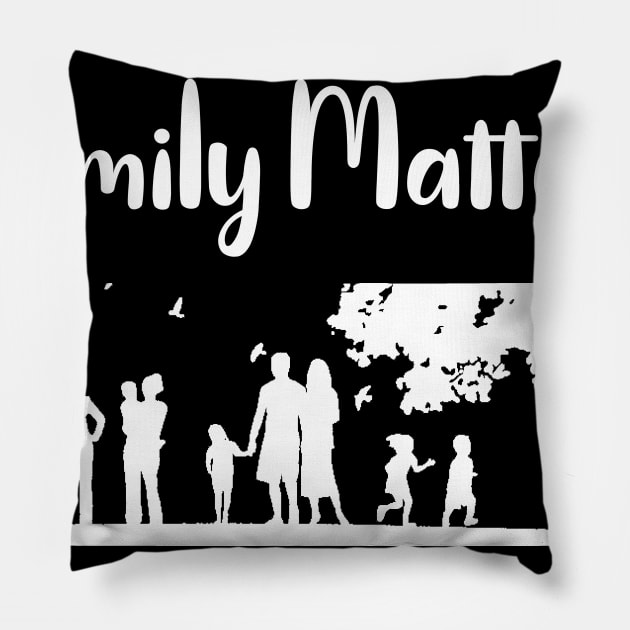 Family Matters Pillow by MisterMash