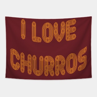 I Love Churros Tapestry