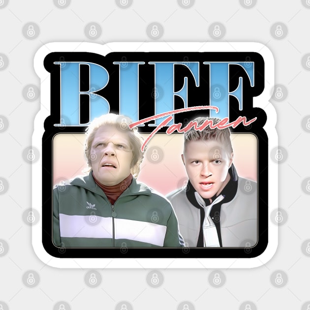 Biff Tannen \/\ 80s Retro Design Magnet by DankFutura