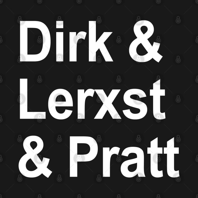 Rush - Dirk & Lerxst & Pratt by RetroZest