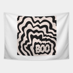 BOO - Black & White Tapestry