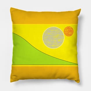 A Summer Evening - Landscape Design Pillow