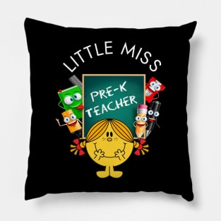 Little Miss Pre-K Teacher Pillow