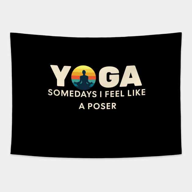 Yoga Pose(r) Tapestry by Farm Road Mercantile 