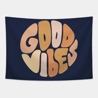 Good Vibes Aesthetic Inspiring Positivity Tapestry