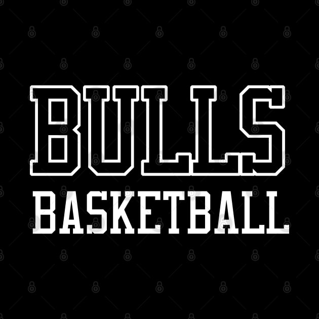 Bulls Basketball by Buff Geeks Art