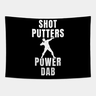 Mens Shotput Power Dab Athlete Gift Tapestry