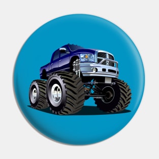 Cartoon Monster Truck Pin