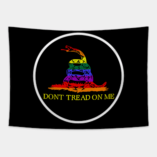 Rainbow Gadsden Flag Tapestry