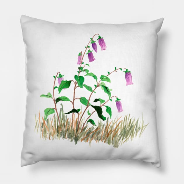 July 10th birthday flower Pillow by birthflower