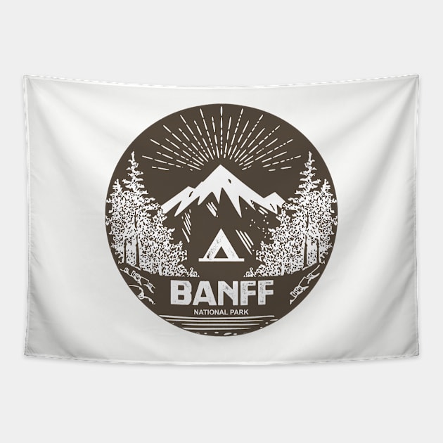 Banff National Park Tapestry by esskay1000