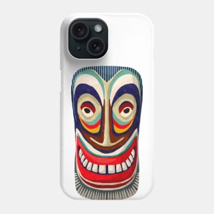 Watercolor tribal mask Phone Case