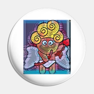 Fun Cupid Valentine's Day Apparel Pin