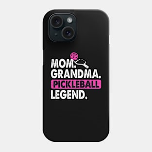 Mom Grandma Pickleball Legend Player Funny PickleBall Phone Case