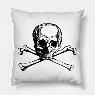 Skull and Cross Bones Pillow