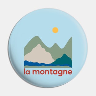 La Montagne - Mountains Pin