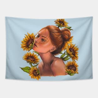 Sunflowers Tapestry