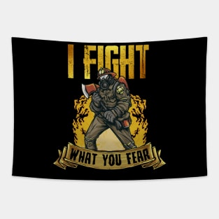 Fire Department Firefighter | Fight What You Fear | Safety Tapestry