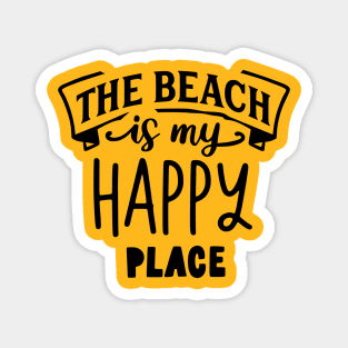 Summer Beach - The Beach is my Happy Place Magnet