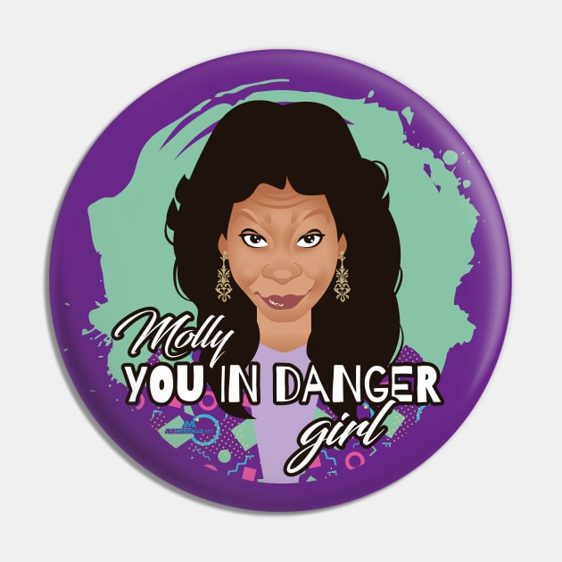 Oda Mae Brown Pin by AlejandroMogolloArt