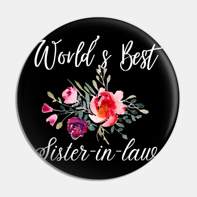 World's best sister-in-law sister in law shirts cute with flowers Pin by Maroon55